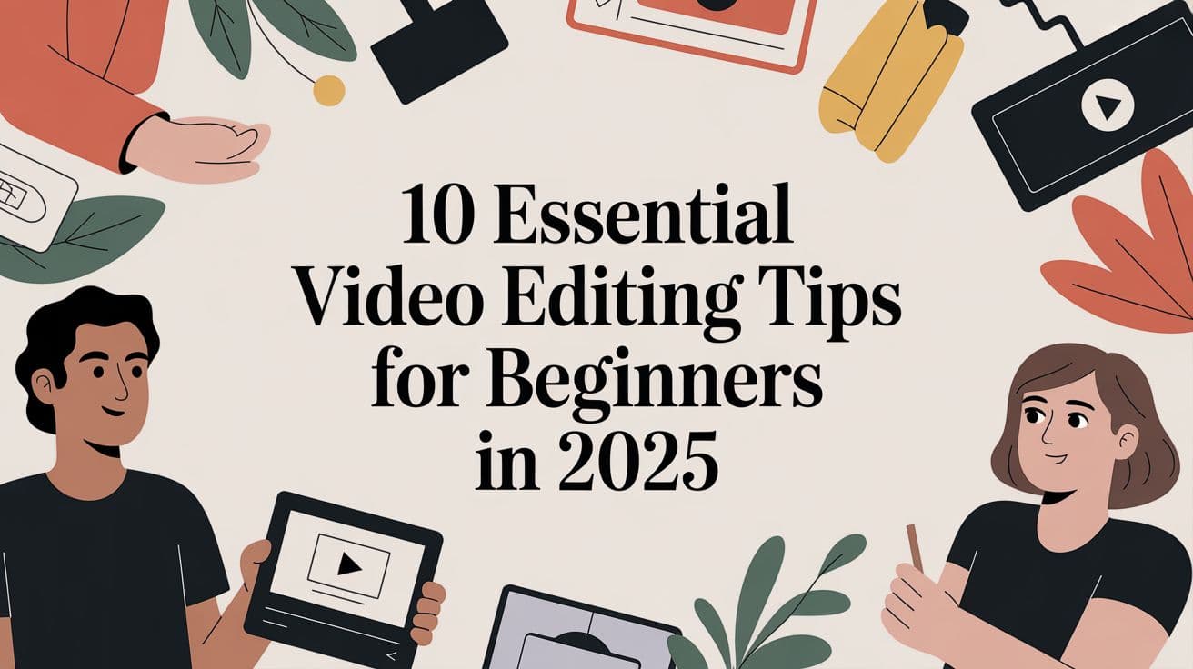 10 Essential Video Editing Tips for Beginners in 2025
