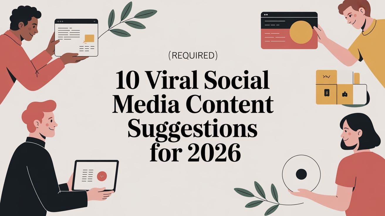 10 Viral Social Media Content Suggestions for 2026