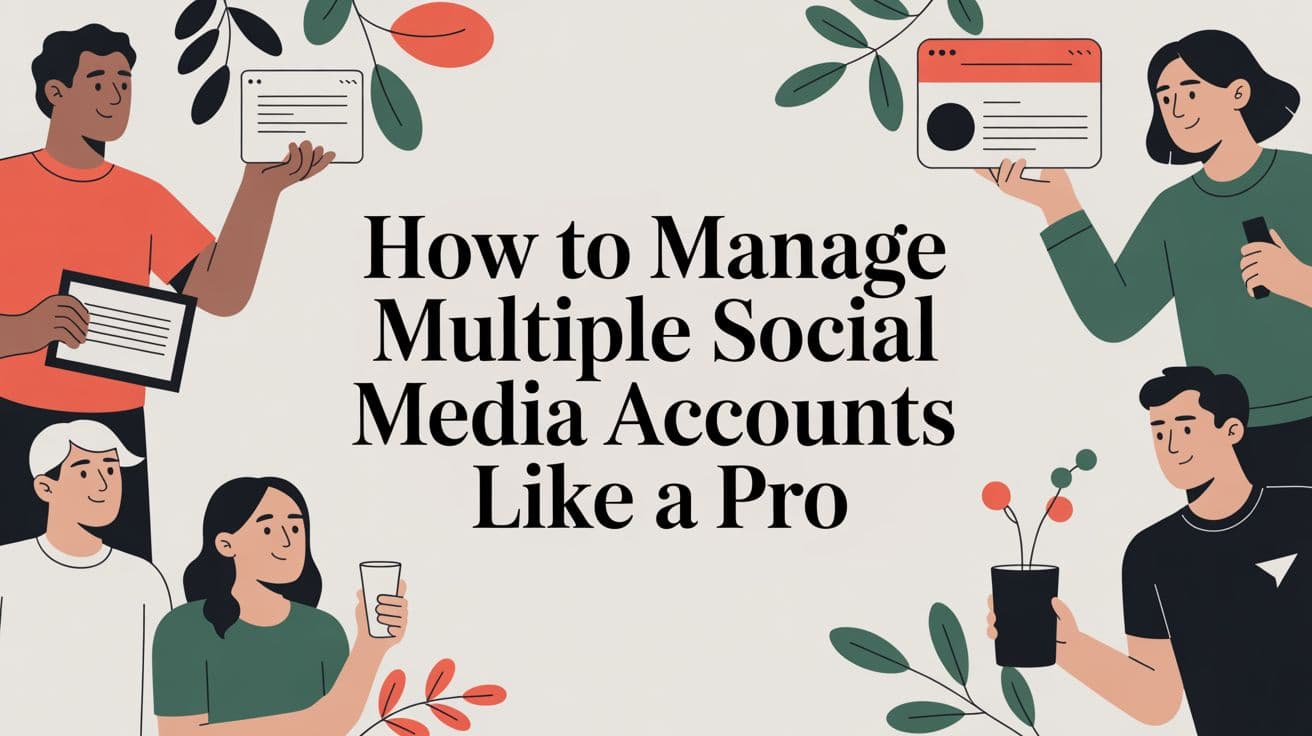 How to Manage Multiple Social Media Accounts Like a Pro
