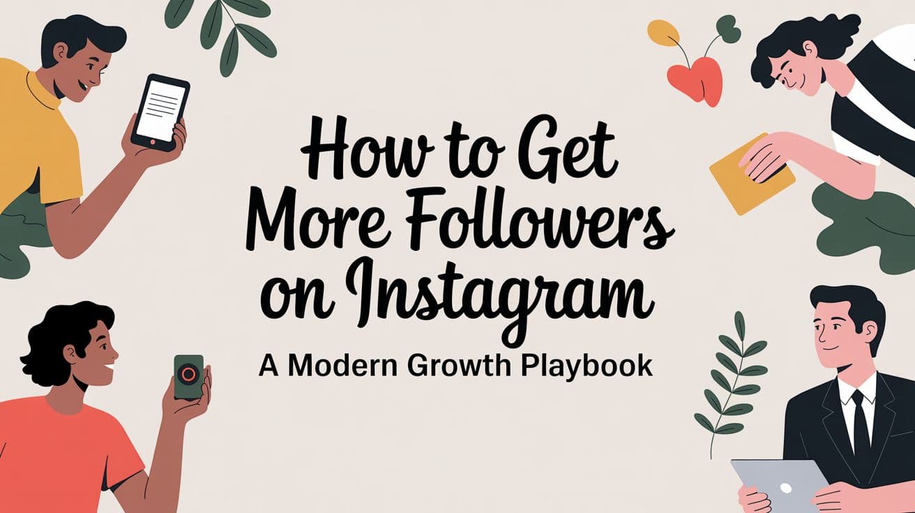 How to Get More Followers on Instagram: A Modern Growth Playbook for 2026