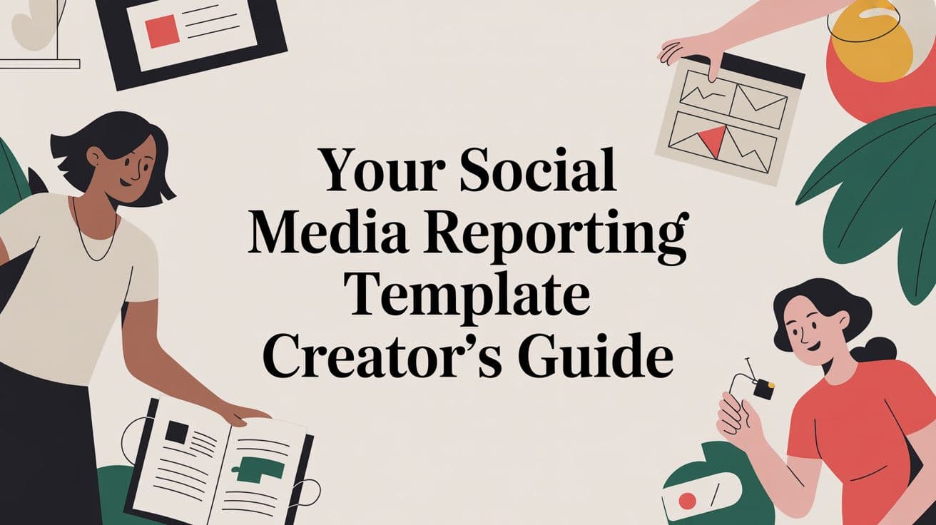Your Social Media Reporting Template Creator's Guide