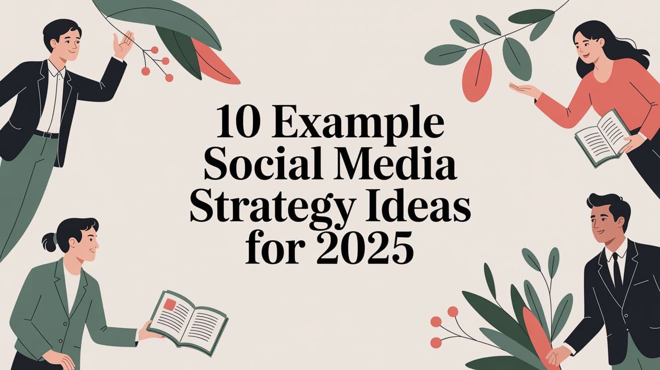10 Example Social Media Strategy Ideas for 2025