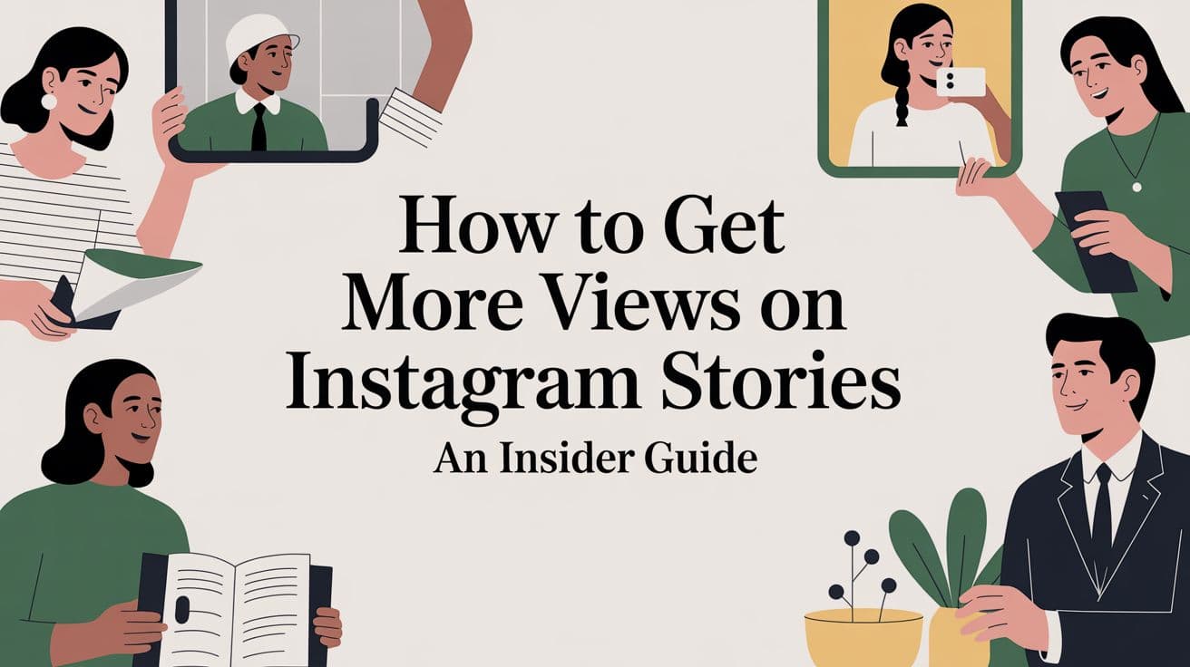 How to Get More Views on Instagram Stories An Insider's Guide for 2026