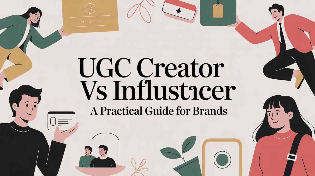 UGC Creator vs Influencer A Practical Guide for Brands