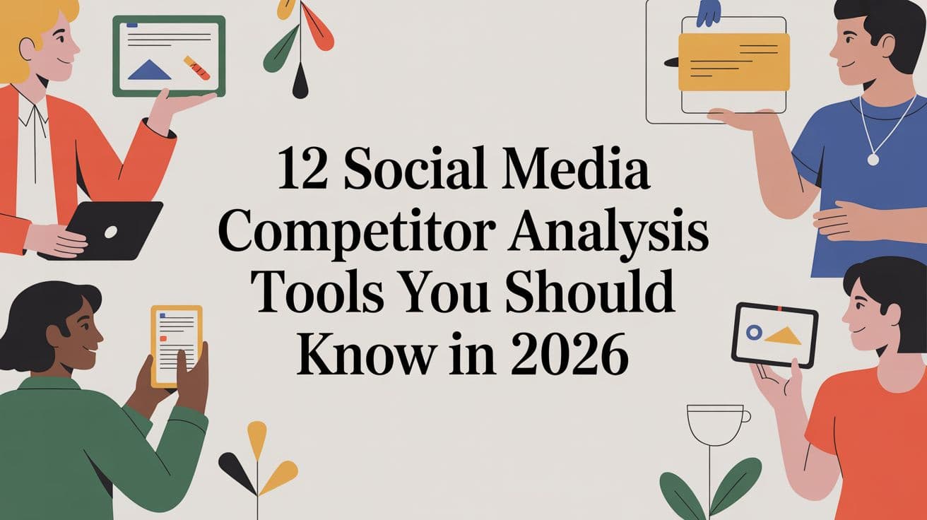 12 Social Media Competitor Analysis Tools You Should Know in 2026