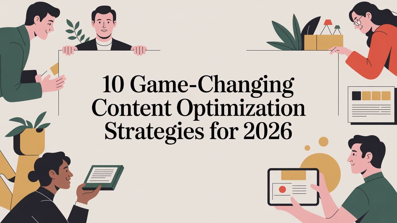 10 Game-Changing Content Optimization Strategies for 2026