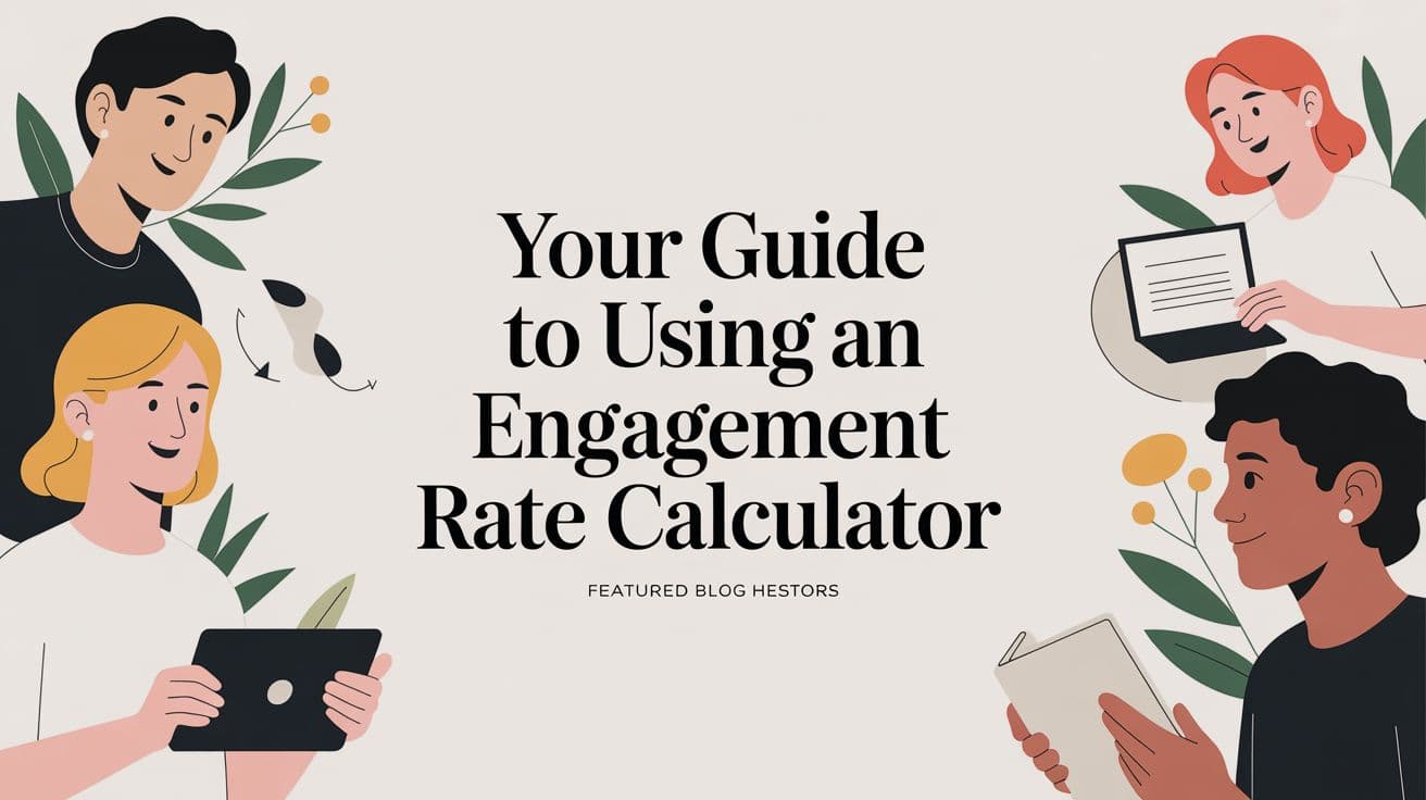 Your Guide to Using an Engagement Rate Calculator