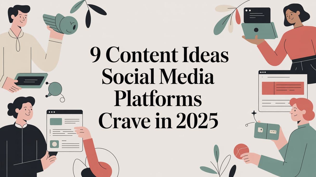 9 Content Ideas Social Media Platforms Crave in 2025