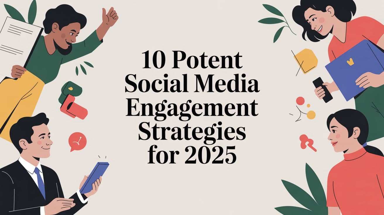 10 Potent Social Media Engagement Strategies for 2025