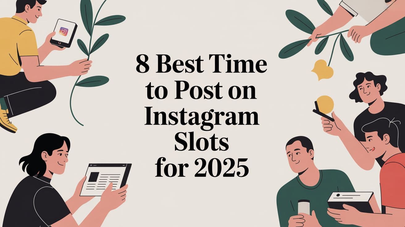 8 Best Time to Post on Instagram Slots for 2025
