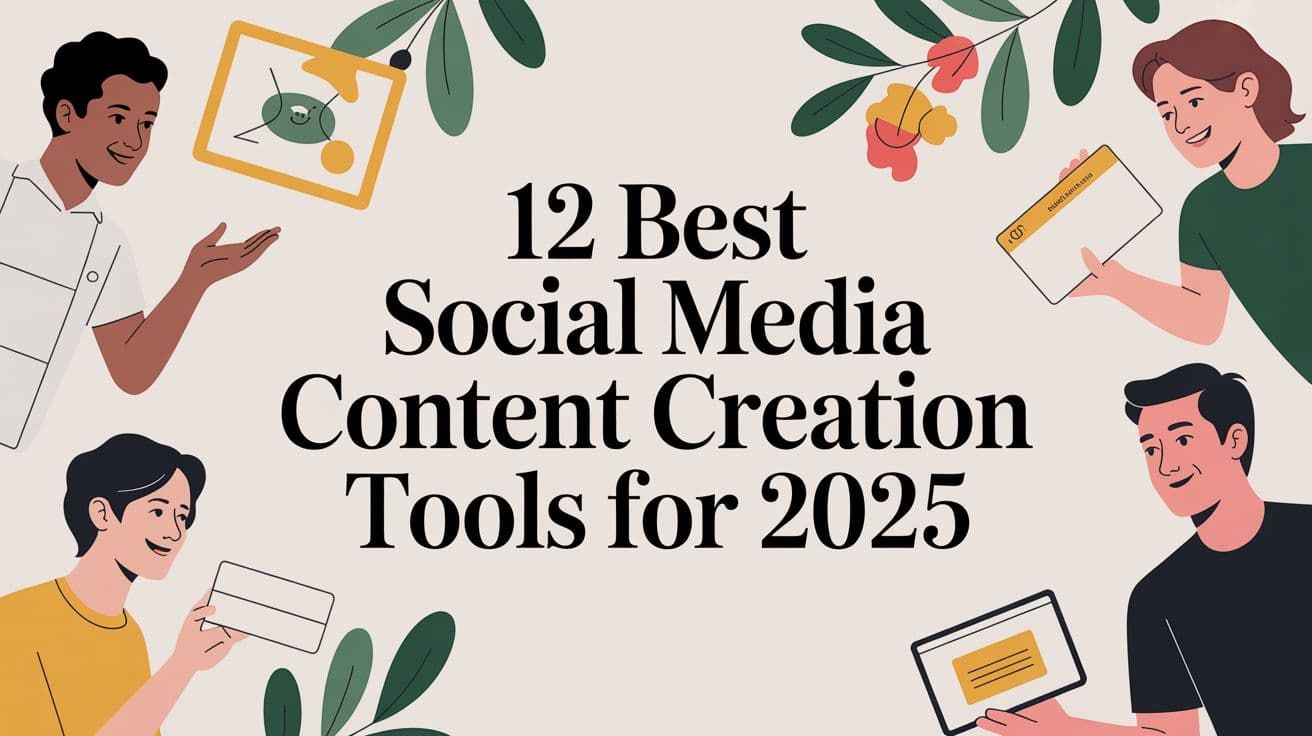 12 Best Social Media Content Creation Tools for 2025