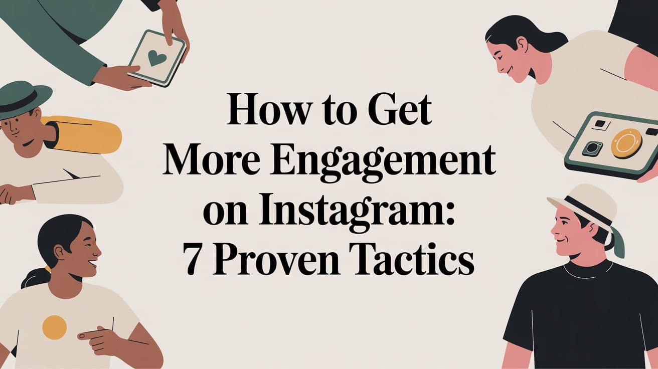 how to get more engagement on instagram: 7 proven tactics
