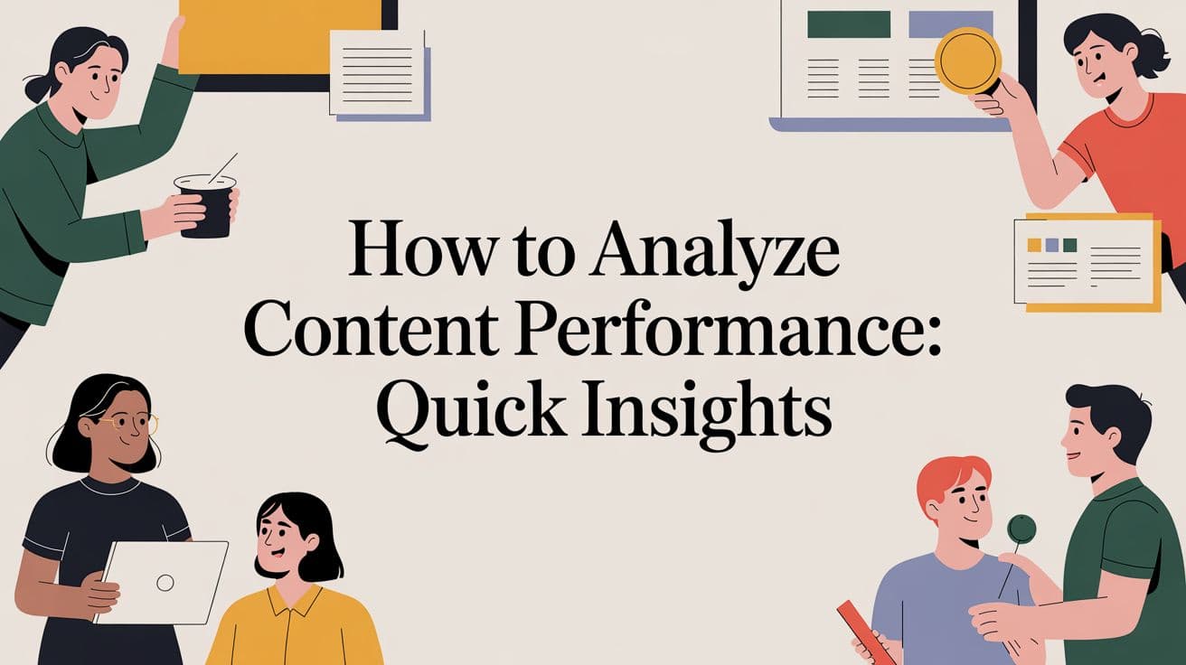 how to analyze content performance: quick insights