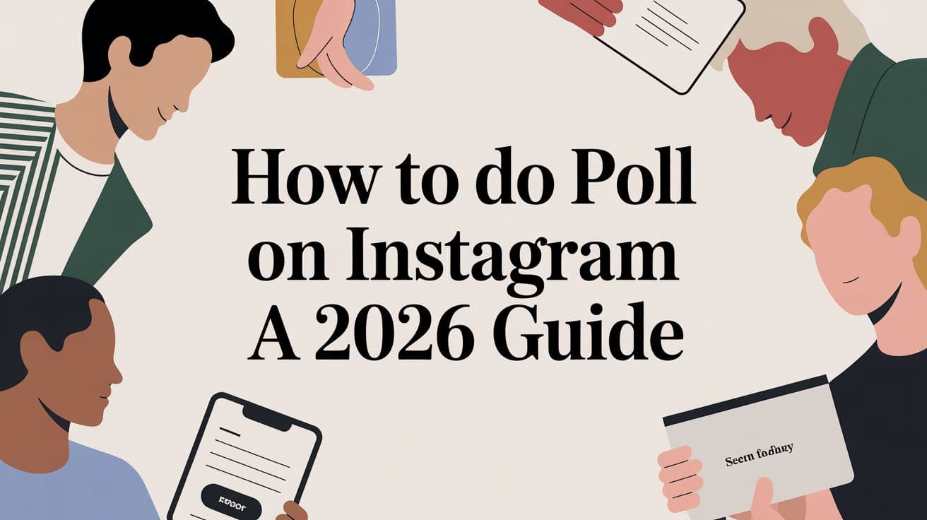 How to Do Poll on Instagram: A 2026 Guide