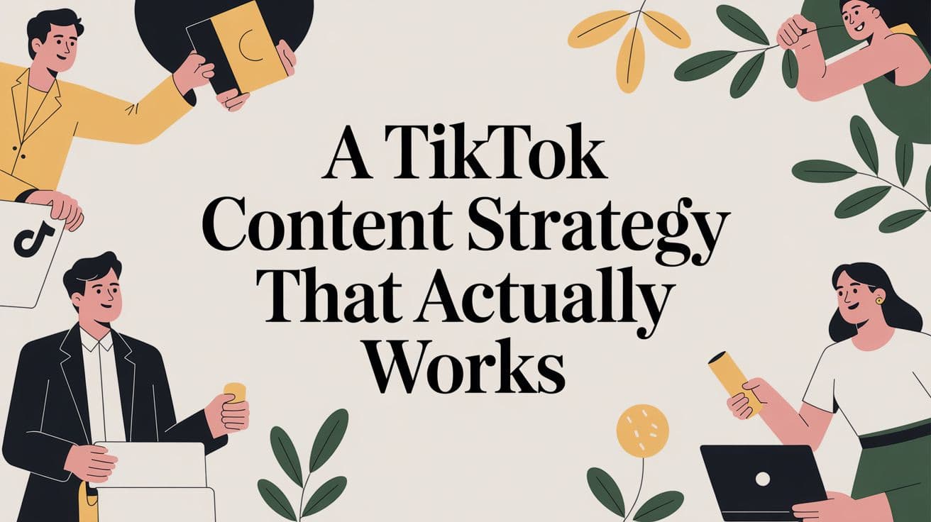A TikTok Content Strategy That Actually Works in 2026