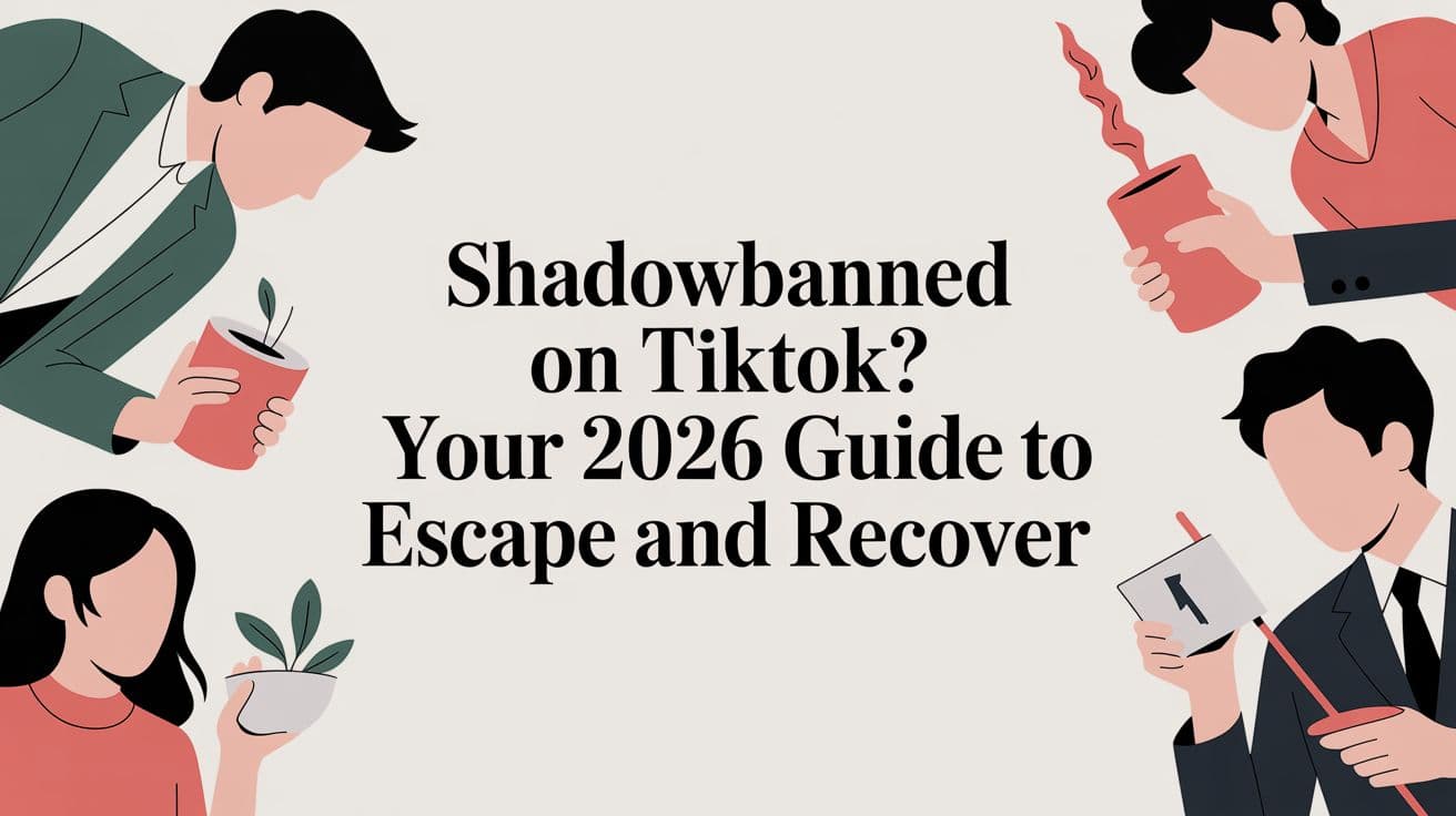 Shadowbanned on TikTok? Your 2026 Guide to Escape and Recover
