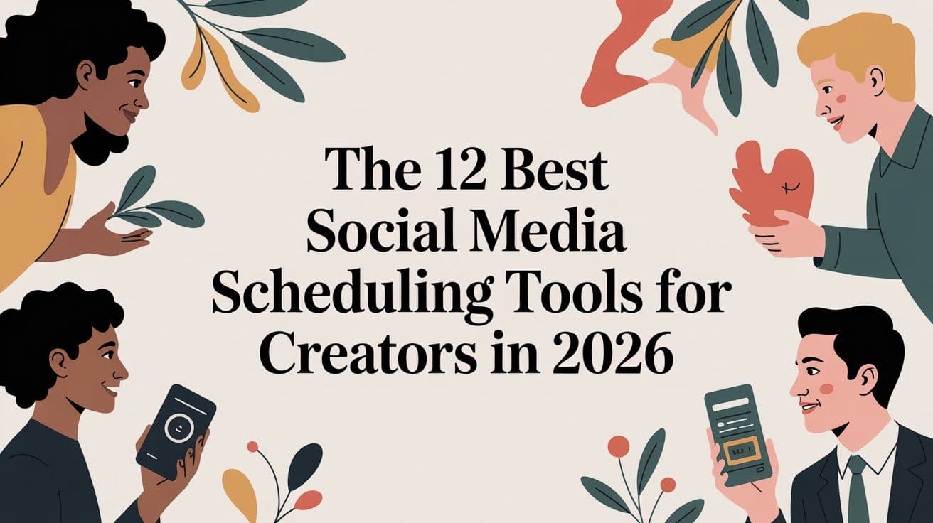 The 12 Best Social Media Scheduling Tools for Creators in 2026